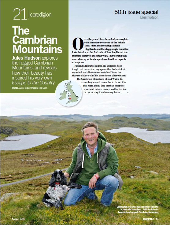 The Cambrian mountains magazine article