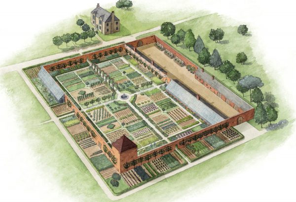 Fantasy walled garden